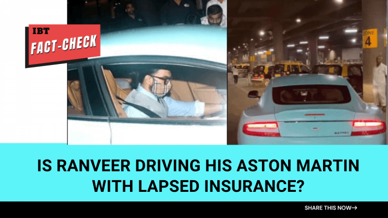 Ranveer Singh accused of driving luxury car with expired registration