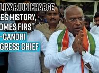 Mallikarjun Kharge makes history; becomes first non-Gandhi Congress chief in two decades
