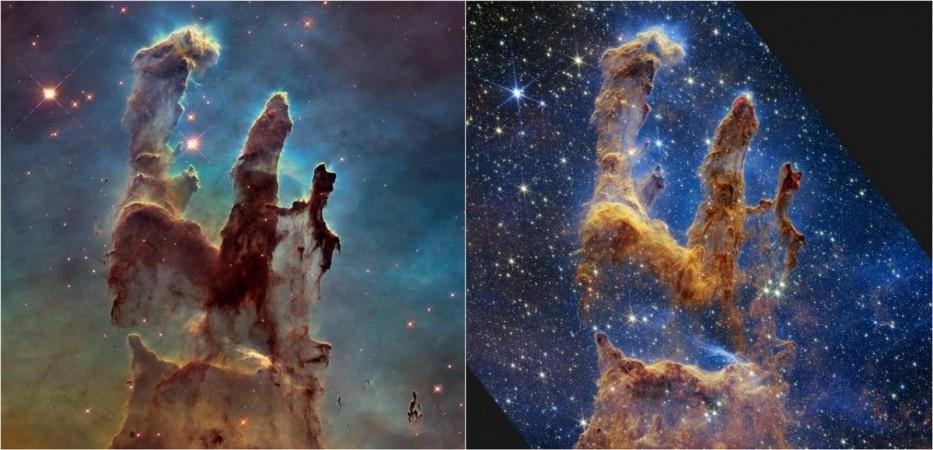 NASA's James Webb takes star-filled portrait of Pillars of Creation NASA's James Webb takes star-filled portrait of Pillars of Creation