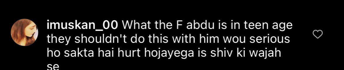 Abdu comments