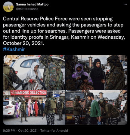 Sanna Irshad Mattoo's tweets Sanna Irshad Mattoo's tweets