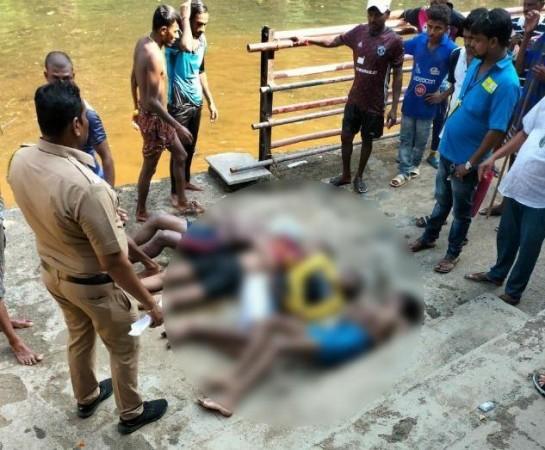 In a shocking tragedy on Diwali-eve, four teenage students from Mumbai drowned in the water tank near the Kondeshwar Shiv Temple at Ambernath, where they had gone to celebrate the birthday of one of the victims. In a shocking tragedy on Diwali-eve, four teenage students from Mumbai drowned in the water tank near the Kondeshwar Shiv Temple