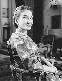 Opera singer, Soprano Maria Callas soprano Maria Callas
