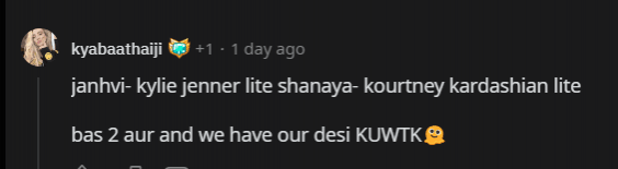 shanaya trolled