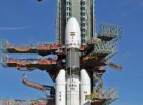 Sriharikota : ISROs LVM3 at the launch pad, ahead of the launch of 36 satellites on Saturday, October 15, 2022.