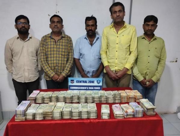 Hawala racket busted in Hyderabad. hawala racket busted in Hyderabad.