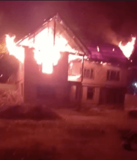 House of Kashmiri Pandit in Handwara ablaze House of Kashmiri Pandit in Handwara not burnt after India's win against PAK