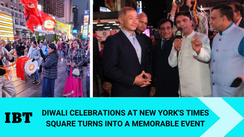 Grand Diwali celebrations at Times Square Diwali celebrations at Times Square