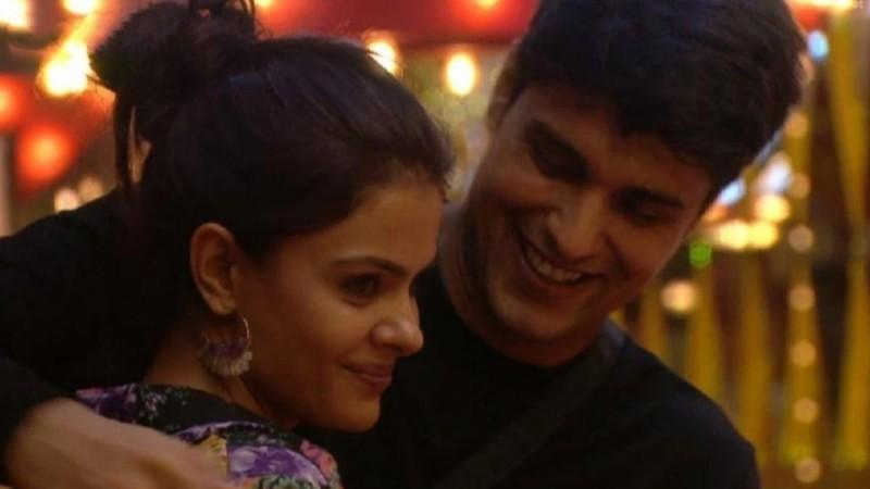Priyanka Chahar Choudhary with Ankit Gupta inside Bigg Boss house Priyanka Chahar Choudhary