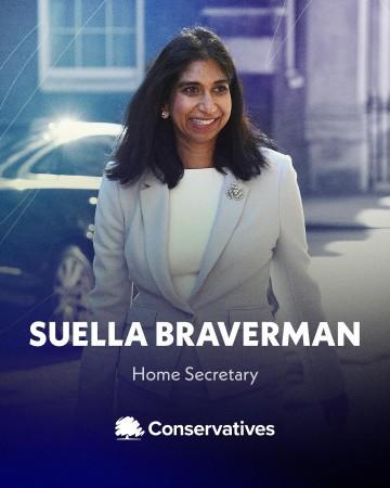 Suella Braverman / Conservatives/Twitter Suella Braverman