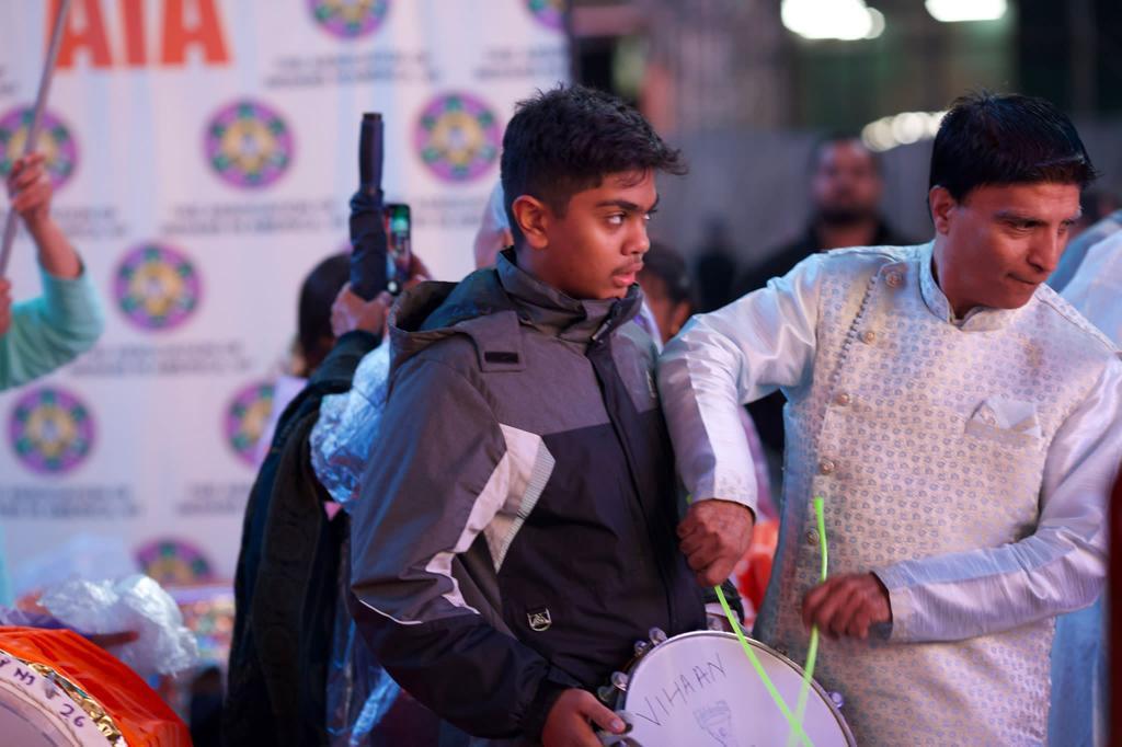Harish Thakkar participates in Times Square Diwali celebrations