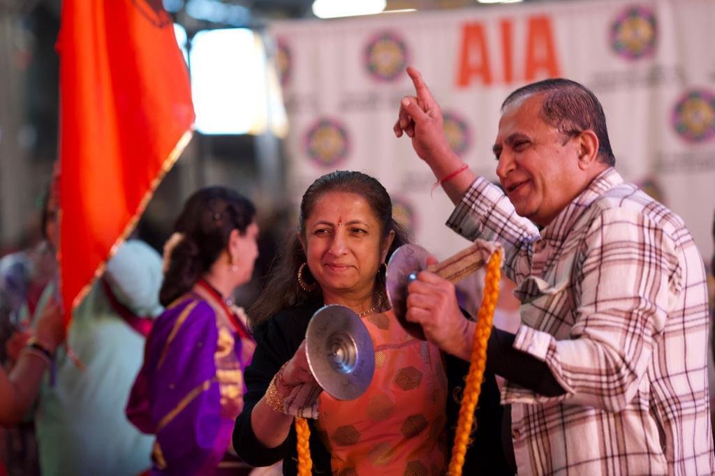 Diwali celebrations at NY Times Square