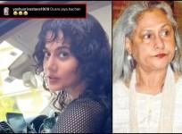 Taapsee and Jaya