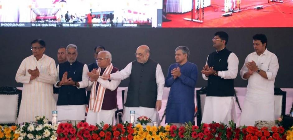 Amit Shah inaugurates, lays foundation of projects worth Rs 6,600cr Shah inaugurates, lays foundation of projects worth Rs 6,600cr
