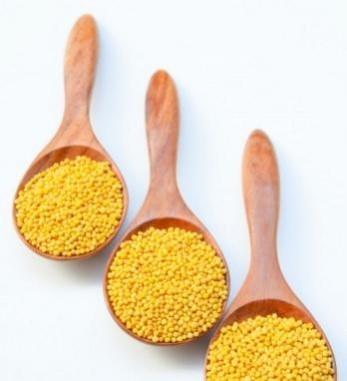 Mustard seeds.