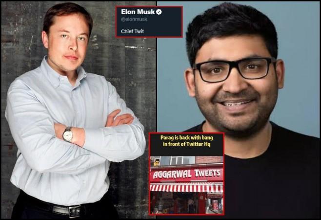 Elon Musk and Parag Agarwal