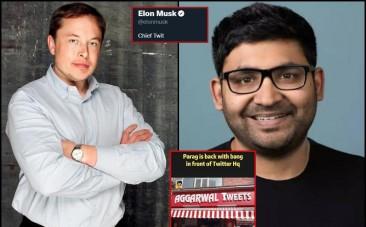 Elon Musk and Parag Agarwal
