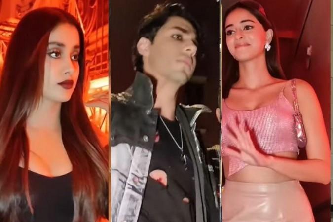 Janhvi Kapoor, Aryan Khan, Ananya Panday Janhvi Kapoor, Aryan Khan, Ananya Panday