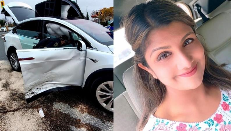 Actress Rambha, kids sustain minor injuries in car accident. Actress Rambha, kids sustain minor injuries in car accident.