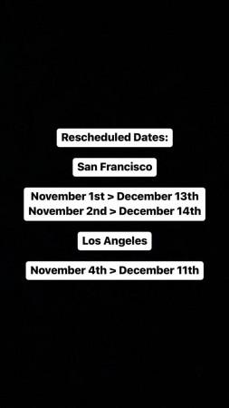 tour dates