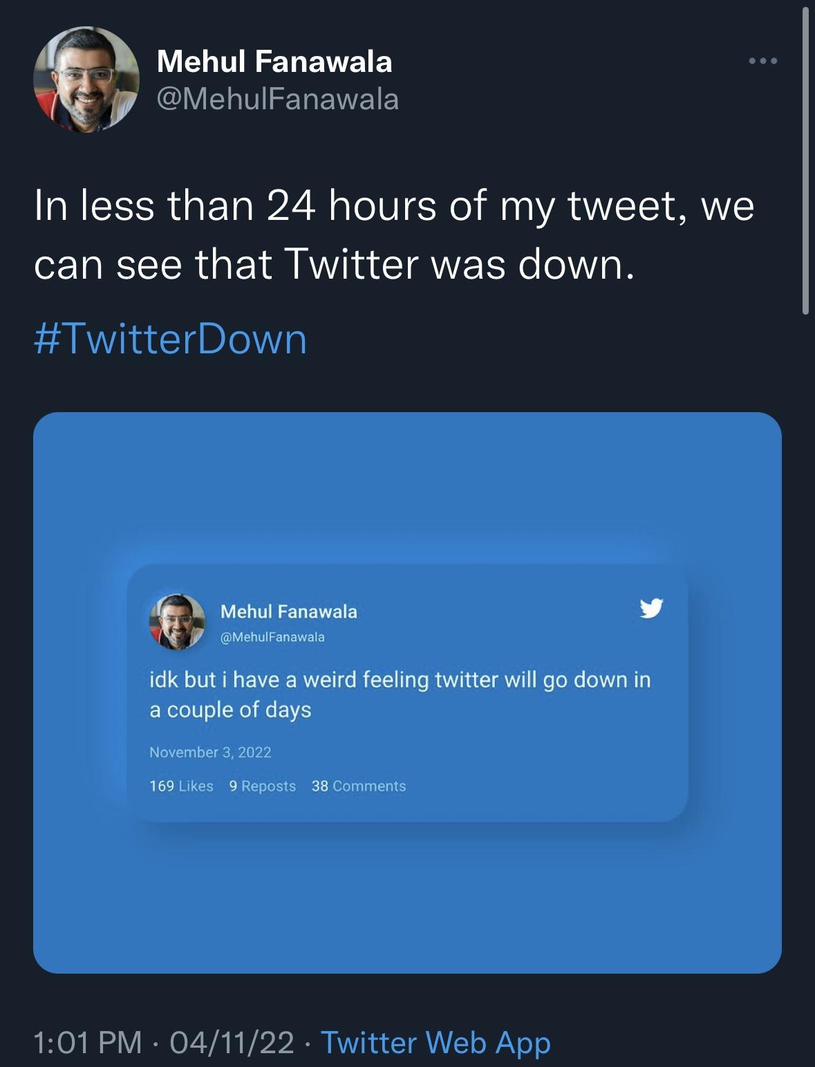 #TwitterDown memes