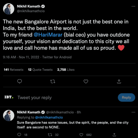 Nikhil tweet