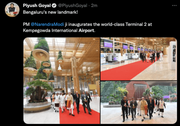 Piyush Goyal tweet
