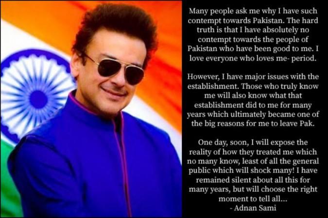 Adnan Sami PAK row