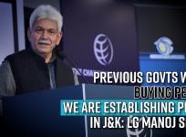 Previous govts were buying peace, we are establishing peace in J&K: LG Manoj Sinha