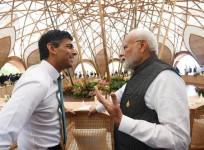 PM Modi with UK PM Rishi Sunak