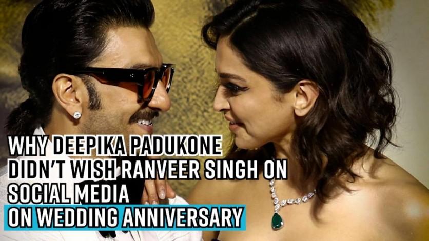 Here S Why Deepika Padukone Avoided Wishing Ranveer Singh On Social Media For Their Wedding
