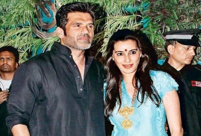 Suniel Shetty and Mana Qadri
