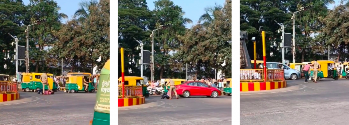 Fact check: K'taka cop kicking person in Belagavi is not real; here's the truth Fact check: K'taka cop kicking person in Belagavi is not real; here's the truth