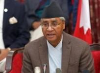 Nepal's Prime Minister Sher Bahadur Deuba