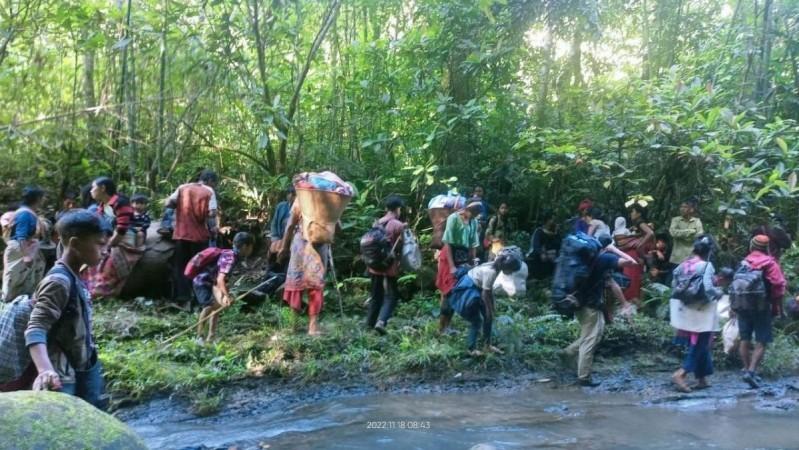 Trekked 50 km, slept in forests, starved: How B'deshi tribals found refuge in Mizoram Trekked 50 km, slept in forests, starved: How B'deshi tribals found refuge in Mizoram