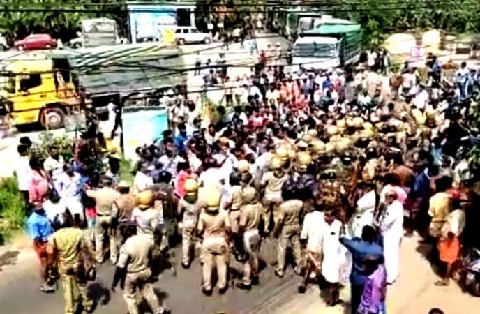 Vizhinjamport clash Vizhinjamport clash