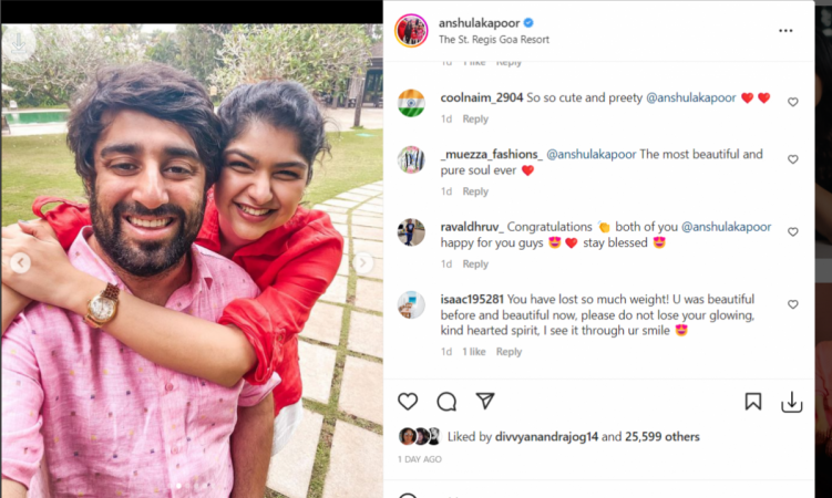 Anshula and Rohan thakkar