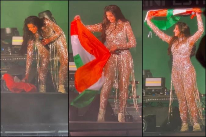 Fifa World Cup 2022 Nora Fatehi Waves Indian Flag Sets Stage On Fire With Her Sexy Moves