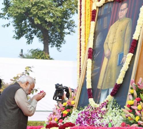 Prime Minister Narendra Modi on Tuesday paid homage to Babasaheb Ambedkar on his Mahaparinirvan Diwas Prime Minister Narendra Modi on Tuesday paid homage to Babasaheb Ambedkar on his Mahaparinirvan Diwas