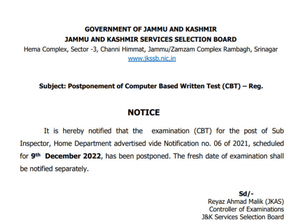 Notice