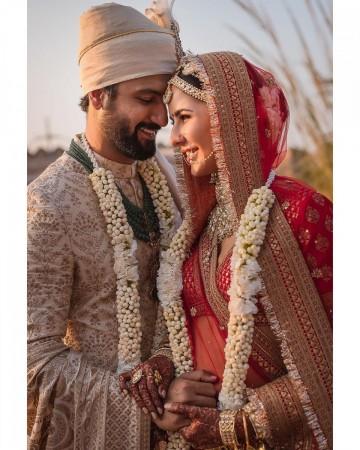 katrina and vicky first wedding anniversarry