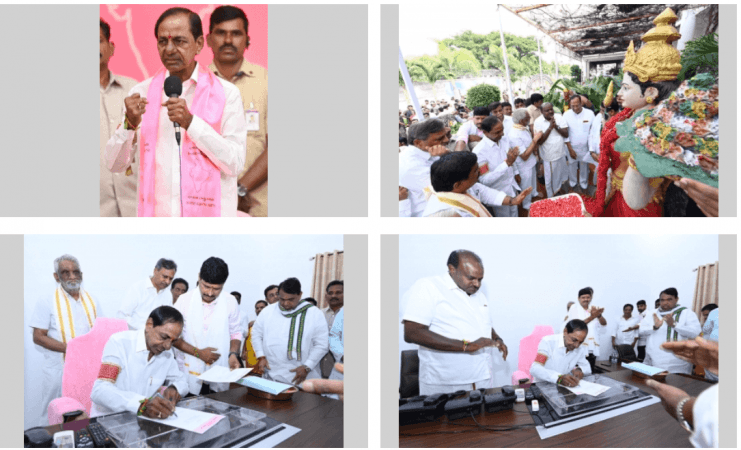 After ECI nod,KCR officially changes TRS to BRS After ECI nod,KCR officially changes TRS to BRS