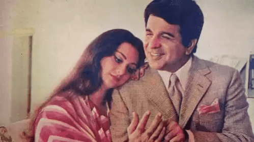 Saira Banu and dilip kumar