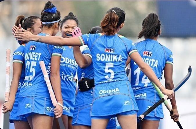 Women's Nations Cup: Indian women's hockey team keeps up winning streak; beat Japan 2-1. Women's Nations Cup: Indian women's hockey team keeps up winning streak; beat Japan 2-1.