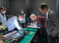 Tim Cook visits Sony's cutting-edge facility in Japan.