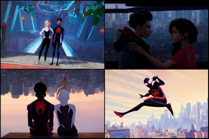 Miles Morales Gwen Stacy And Spider Cat Spider Man Across The