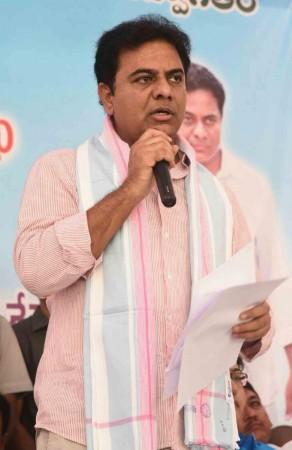 Telangana IT Minister K. T. Rama Rao. Telangana IT Minister K. T. Rama Rao
