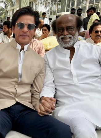 srk and rajinikanth