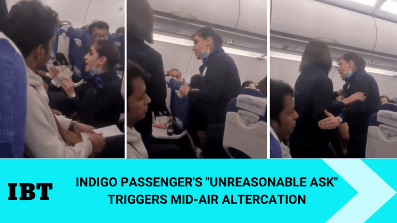 IndiGo passenger's IndiGo passenger's