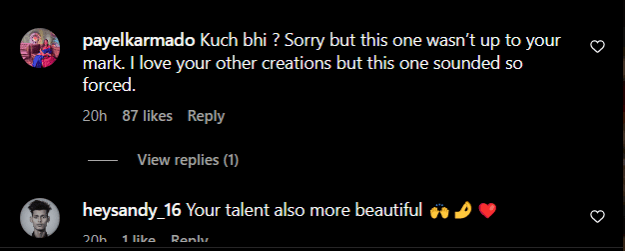 comments